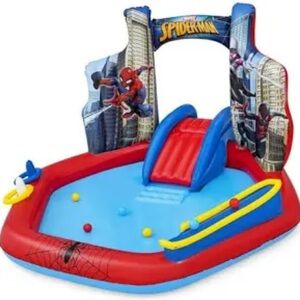 Bestway Spider-Man Marvel Kids Water Play Center Aquapark Water Slide new